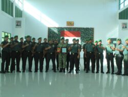 Kodim 1511/P. Moa Gelar Upacara Perpisahan Purna Tugas PasiTer