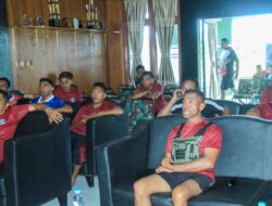 Kodim 1511/Pulau Moa Gelar Nobar Piala Dunia, Perkuat Kekompakan Prajurit