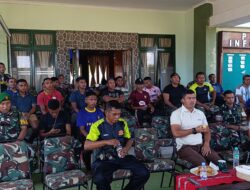 Dandim Perkuat Keakraban dan Semangat Bersama Lewat Nobar Gembira Piala Dunia