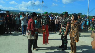 Dandim Kunjungi titik-titik Lokasi KDKMP Di Pulau Tepa