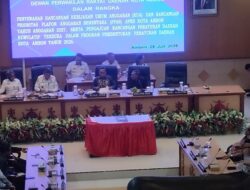 Wali Kota Ambon Serahkan Rancangan KUA-PPAS APBD 2027 ke DPRD, Target Pertumbuhan Ekonomi 5,7 Persen