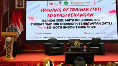 OJK Maluku Cetak Guru sebagai Duta Literasi Keuangan, Perkuat Generasi Cerdas Finansial