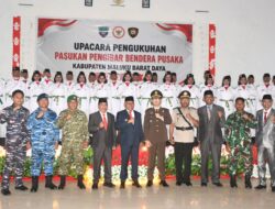 Wabup MBD Kukuhkan 27 calon Paskibraka Untuk Upacara HUT Ke-81 RI