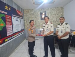 Perkuat Sinergi Kamtib, Karutan Ambon Kunjungi Polsek Baguala