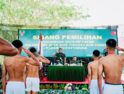 Pangdam Pattimura Pimpin Sidang Seleksi Cata PK TNI AD Gelombang III 2026