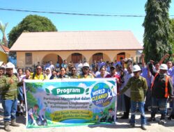Peringati World Cleanup Day, PT BKP-BTR Gandeng 250 Pelajar Bersihkan Pantai Lurang