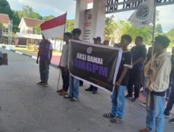 AMGPM Lemola Gelar Aksi Damai di Mapolres MBD, Sampaikan Aspirasi Penanganan Konflik Sosial
