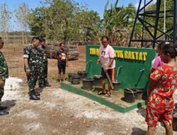 Dandim 1511/Pulau Moa Dampingi Tim Wasrik Tinjau Sumur Bor untuk Masyarakat