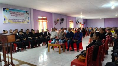 Kapolres MBD Safari Kamtibmas di Damer, Hadiri Ibadah Minggu di Jemaat Ebenhaezer