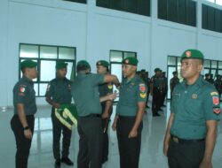 Dandim 1511/Pulau Moa Pimpin Korp Raport Kenaikan Pangkat Prajurit