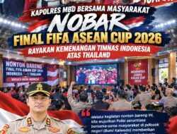 Nobar Final ASEAN Cup 2026, Kapolres MBD dan Warga Tiakur Rayakan Kemenangan Timnas Indonesia