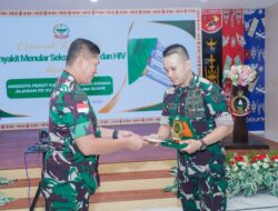 Kodam XV/Pattimura Edukasi 500 Prajurit dan Persit tentang Pencegahan HIV dan PMS