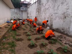 Rutan Ambon Tanam 30 Tanaman Produktif, Bekali Warga Binaan Keterampilan Pertanian