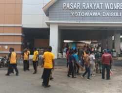 UPT Bapenda Kisar Selatan Bersama Lintas Instansi Gotong Royong Bersihkan Pasar Wonrely